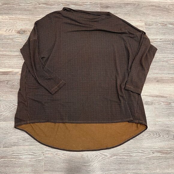 Bryn Walker Dimitri Nocola Houndstooth Tunic Top Size Medium - Picture 6 of 8